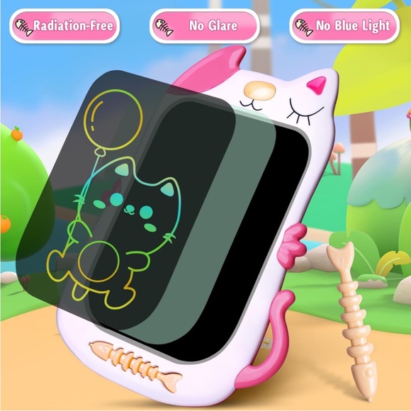 GJZZ Drawing Doodle Board 10 inch..LCD pink/white..(NWT) - Picture 2 of 5